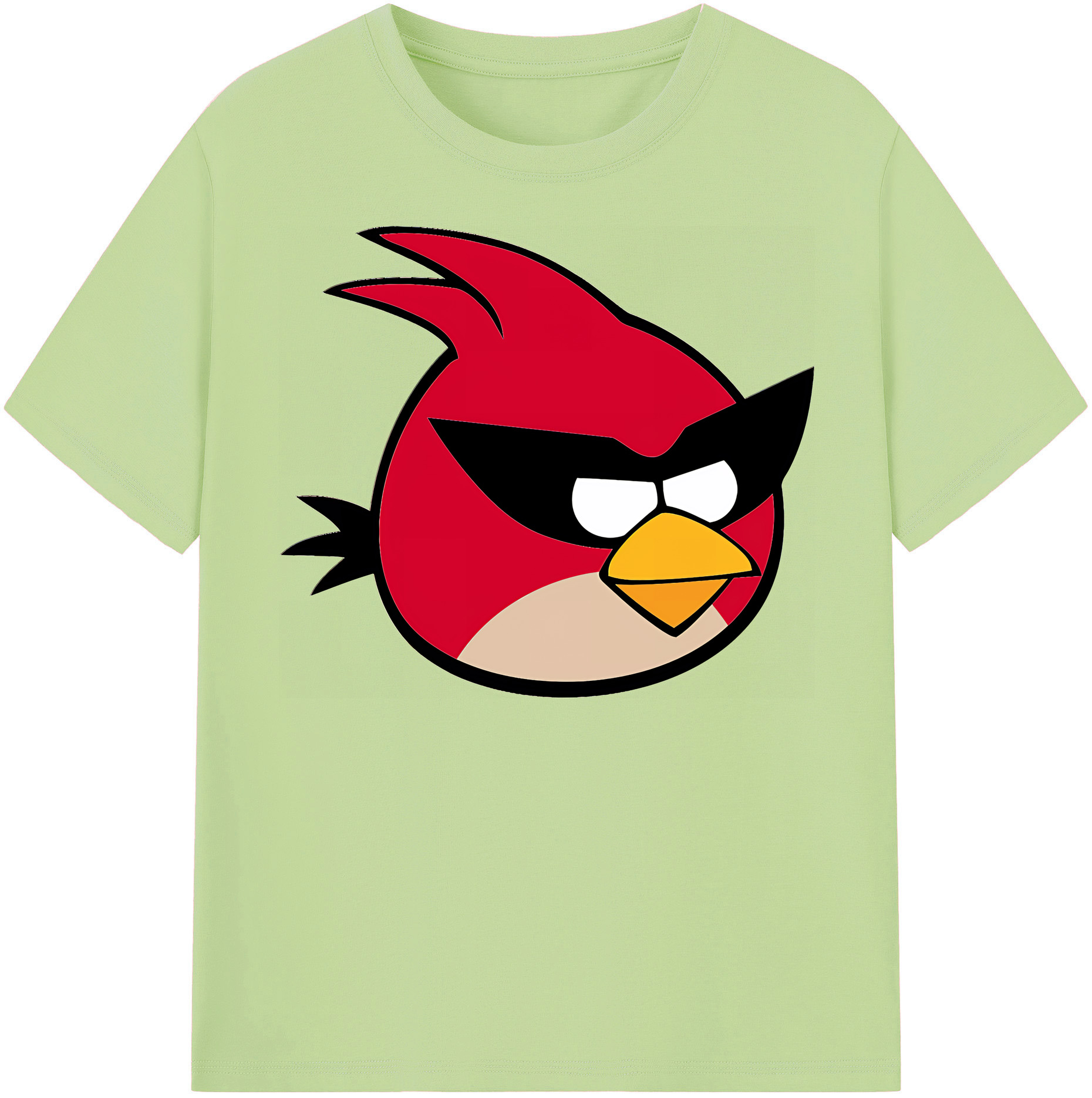 （画像用） Angry Birds アングリーバード 綿100％半袖Tシャツ（フロントプリント）